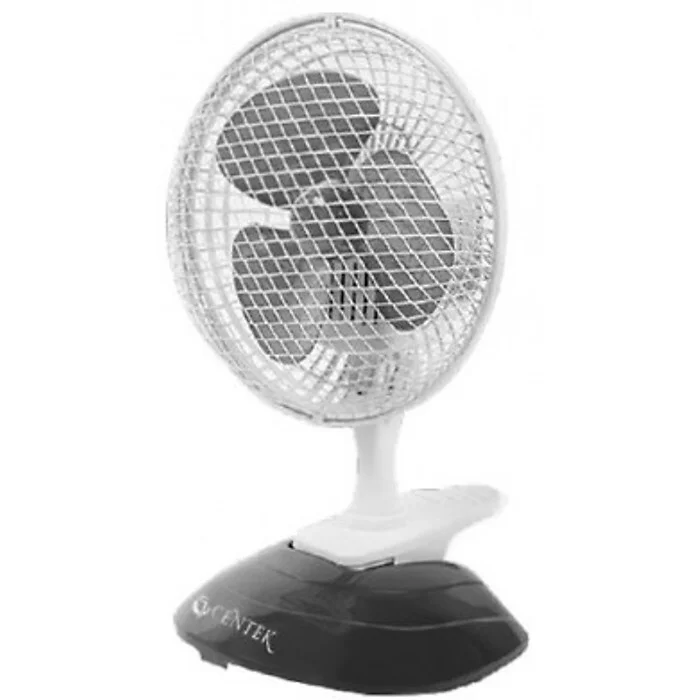 Вентилятор Centek CT-5003 серый/белый, настольный, 20 Вт, 2 скорости, 15 см