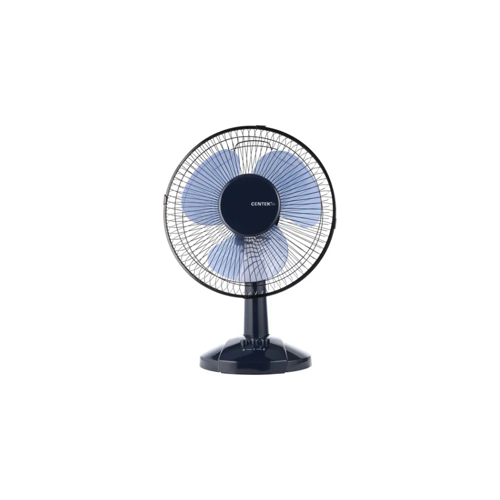 Вентилятор Centek CT-5006 синий, настольный, 25 Вт, 2 скорости, 23 см