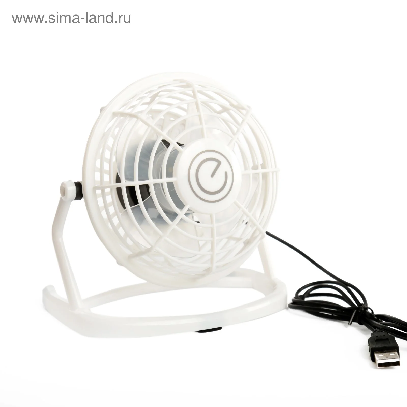 Вентилятор Energy EN-0604 USB белый, настольный, 2,5 Вт, 1 скорость, 13 см, питание от USB