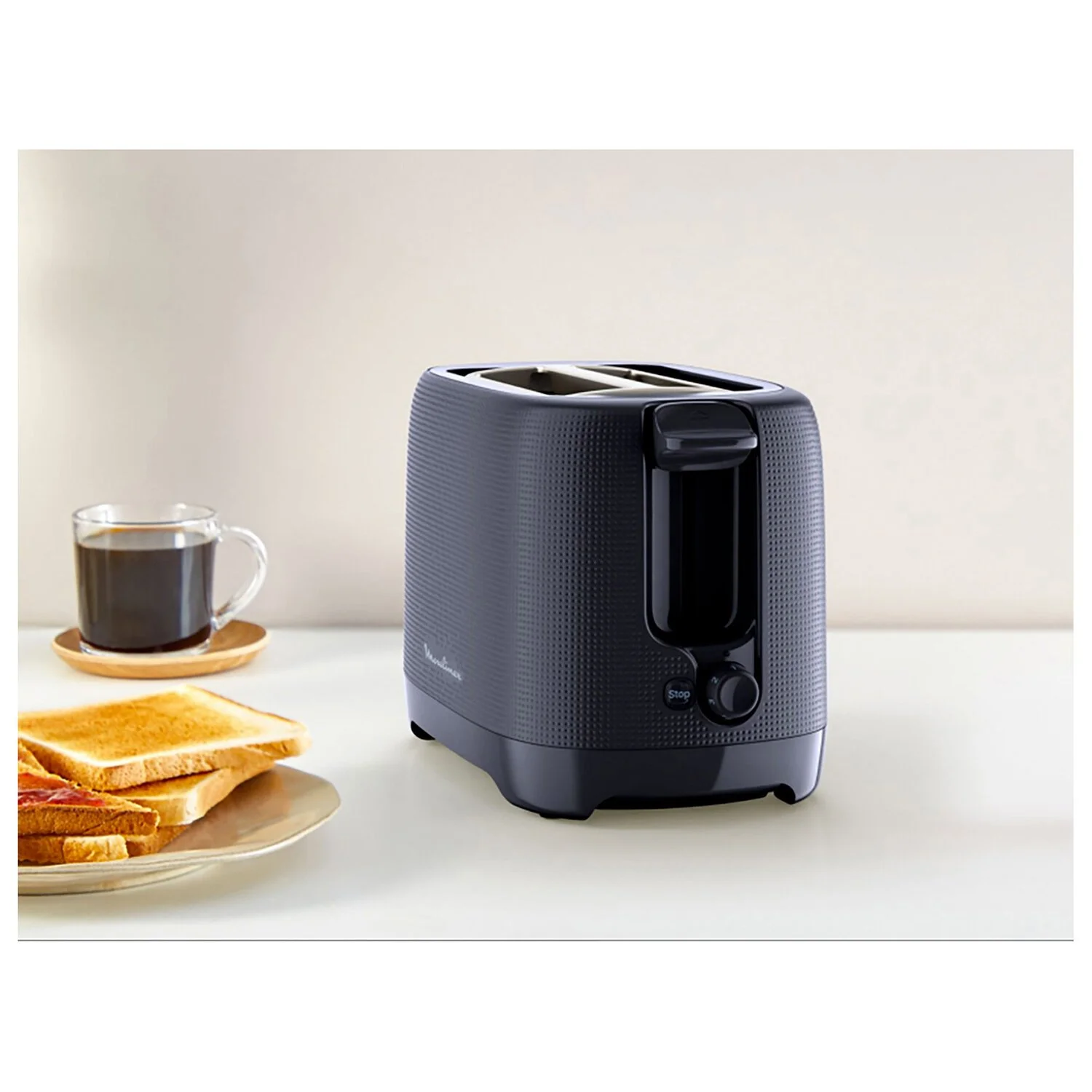 Тостер Moulinex Morning LT2M0810, черный