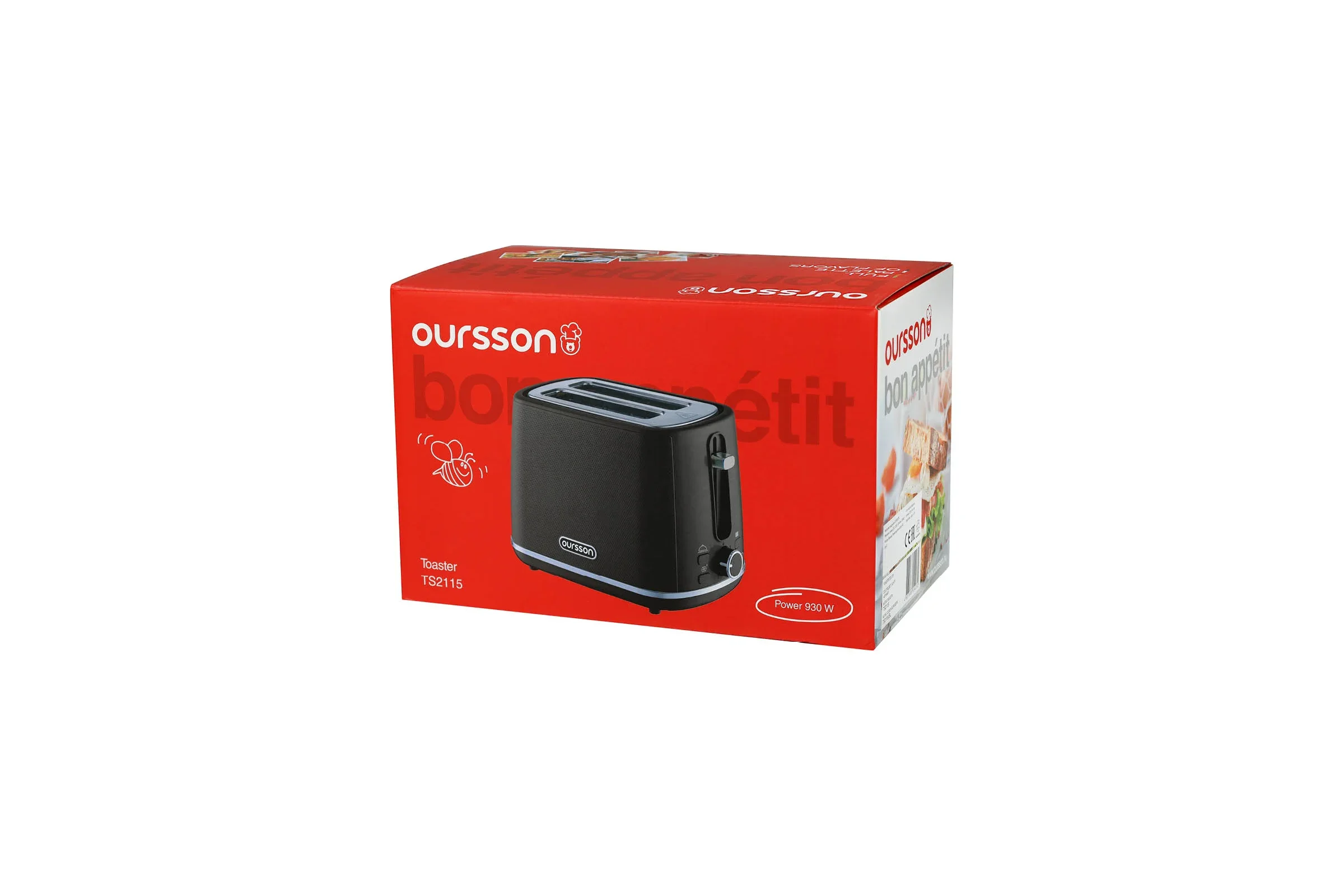 Тостер Oursson TS2115/BL, черный