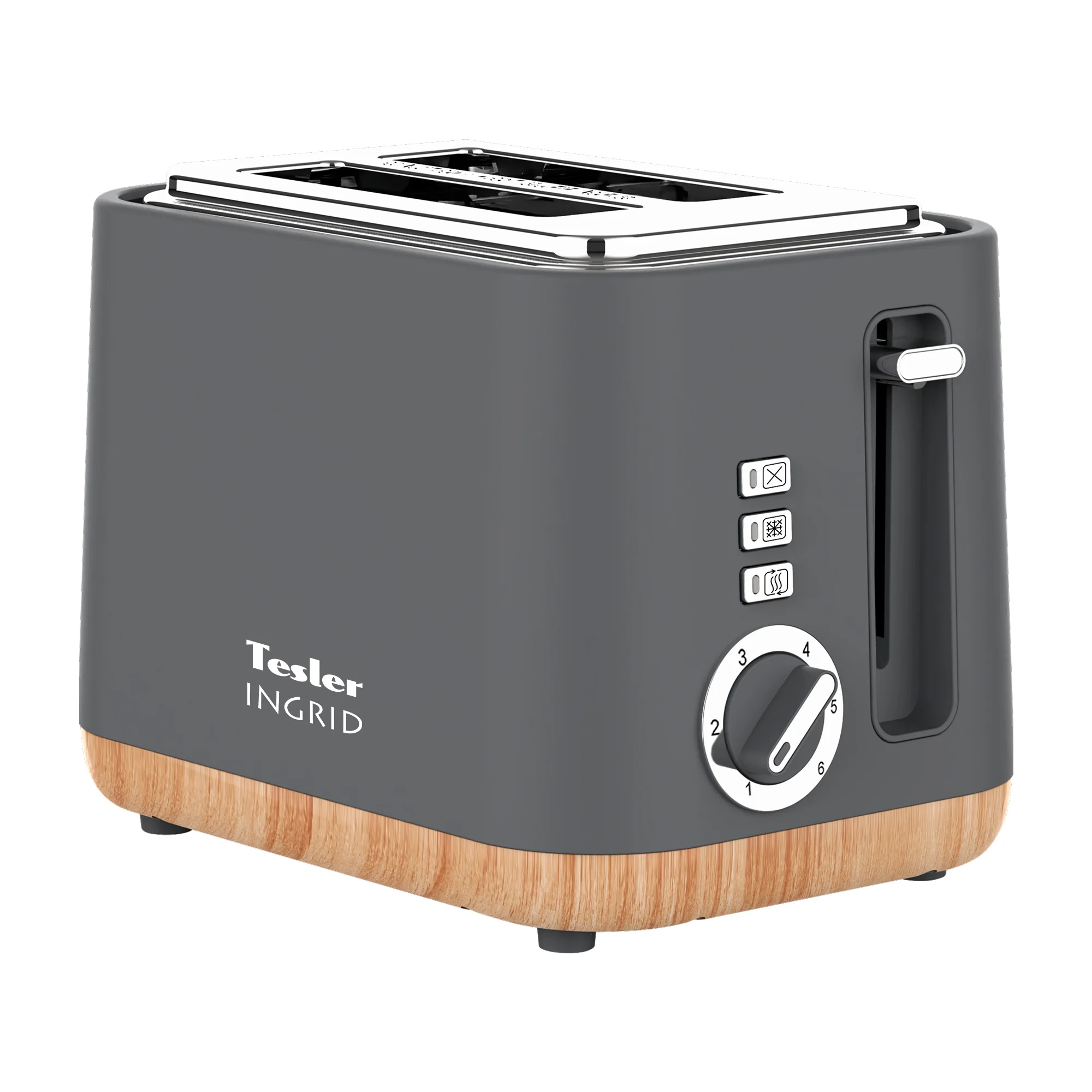 Тостер Tesler TT-244 Grey