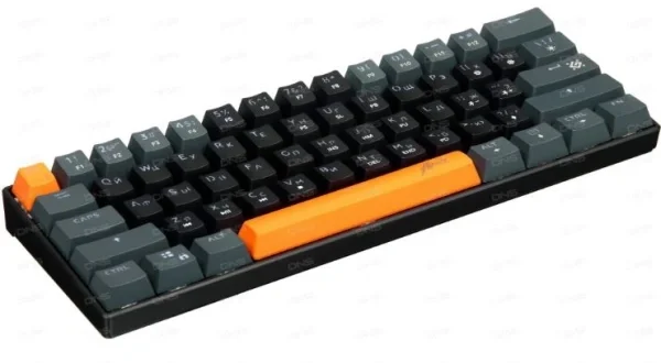 Defender Механическая клавиатура Apex GK-002 RU,3цв/серый,радуж,61к,крас.св