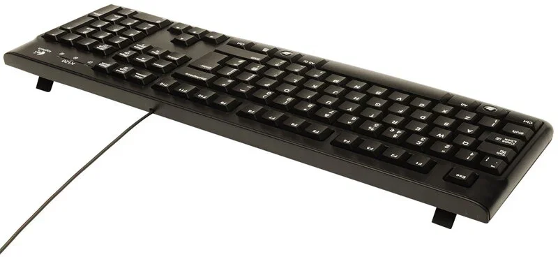 Logitech Клавиатура проводная K120 For Business Black RUS - USB, 104 кл., чёрный.