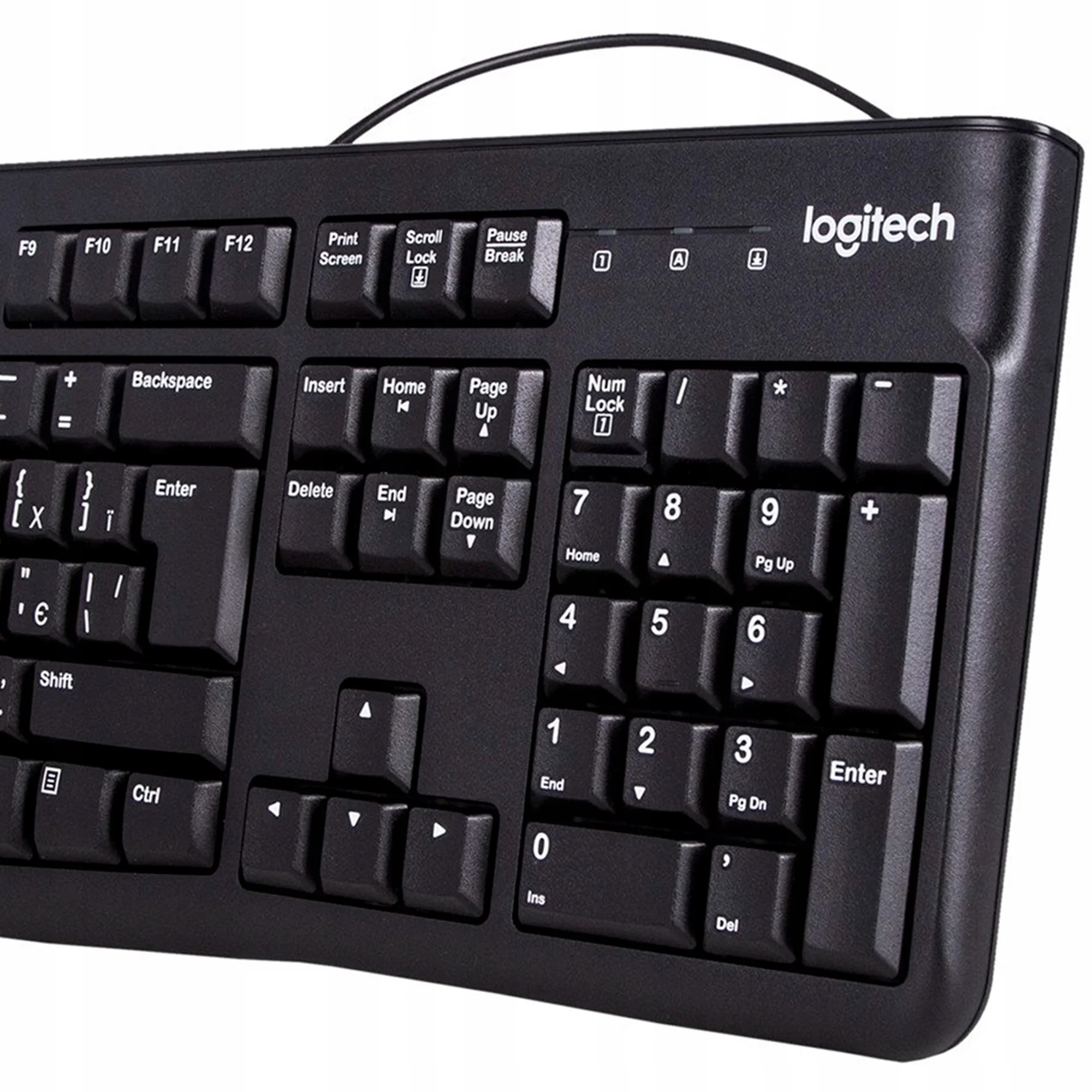 Logitech Клавиатура проводная K120 For Business Black RUS - USB, 104 кл., чёрный.