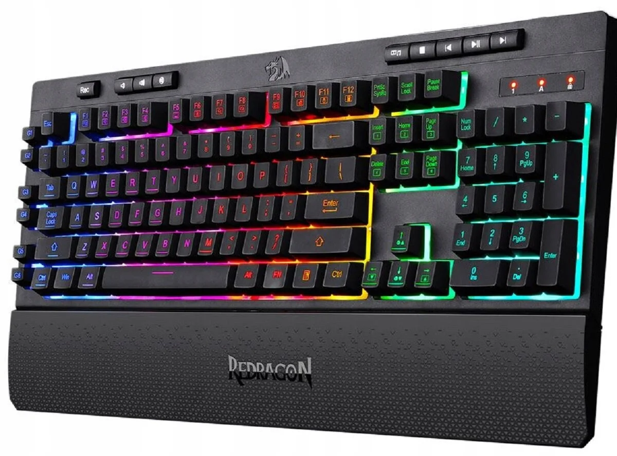Redragon Игровая клавиатура проводная Shiva RU,RGB,26 anti-ghost,мембран.