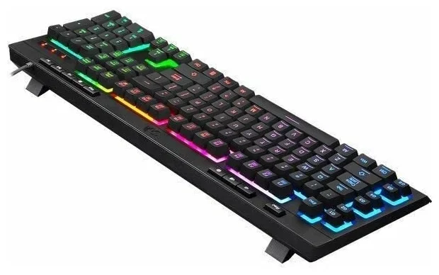 Redragon Игровая клавиатура проводная Shiva RU,RGB,26 anti-ghost,мембран.