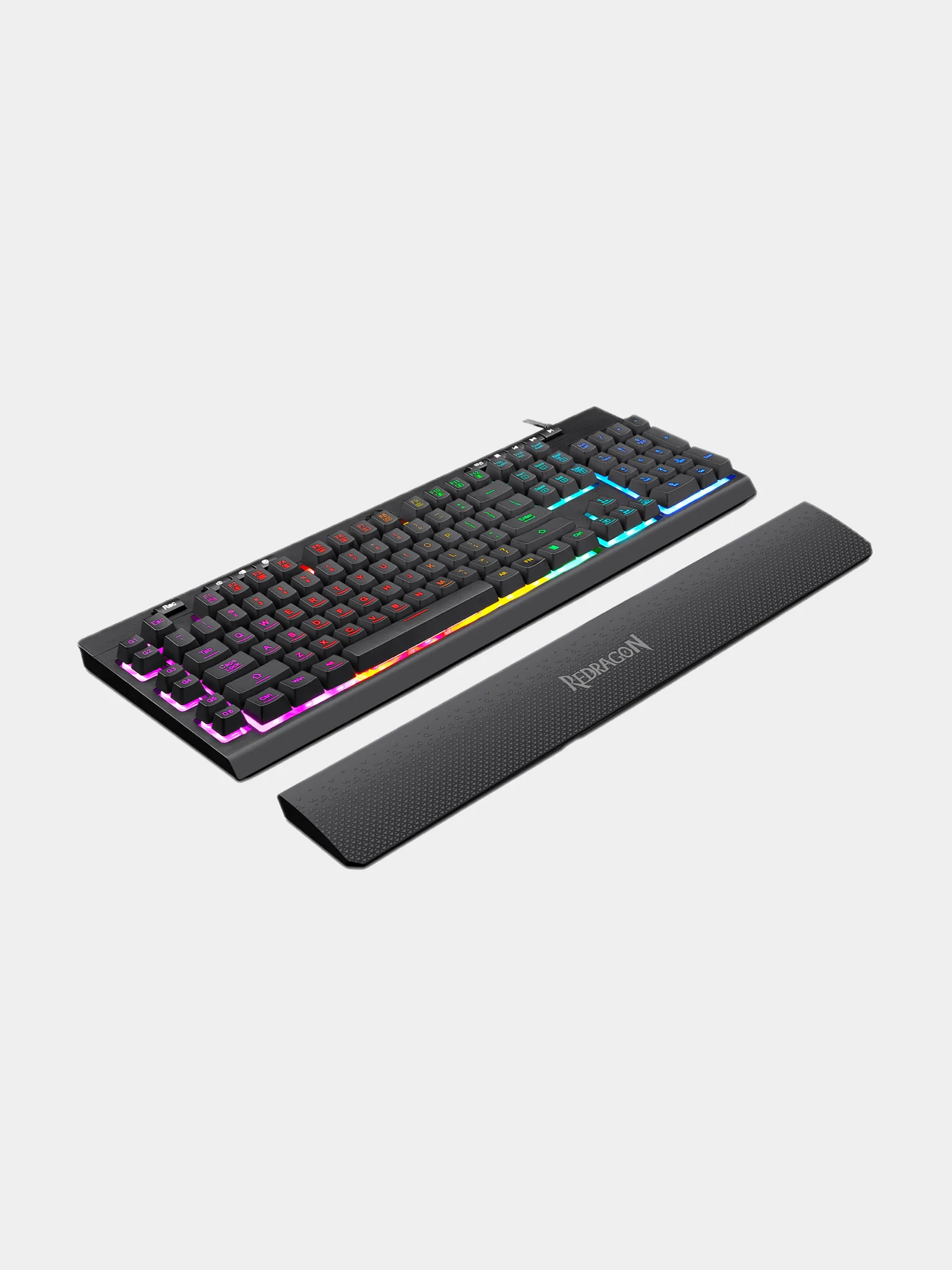 Redragon Игровая клавиатура проводная Shiva RU,RGB,26 anti-ghost,мембран.