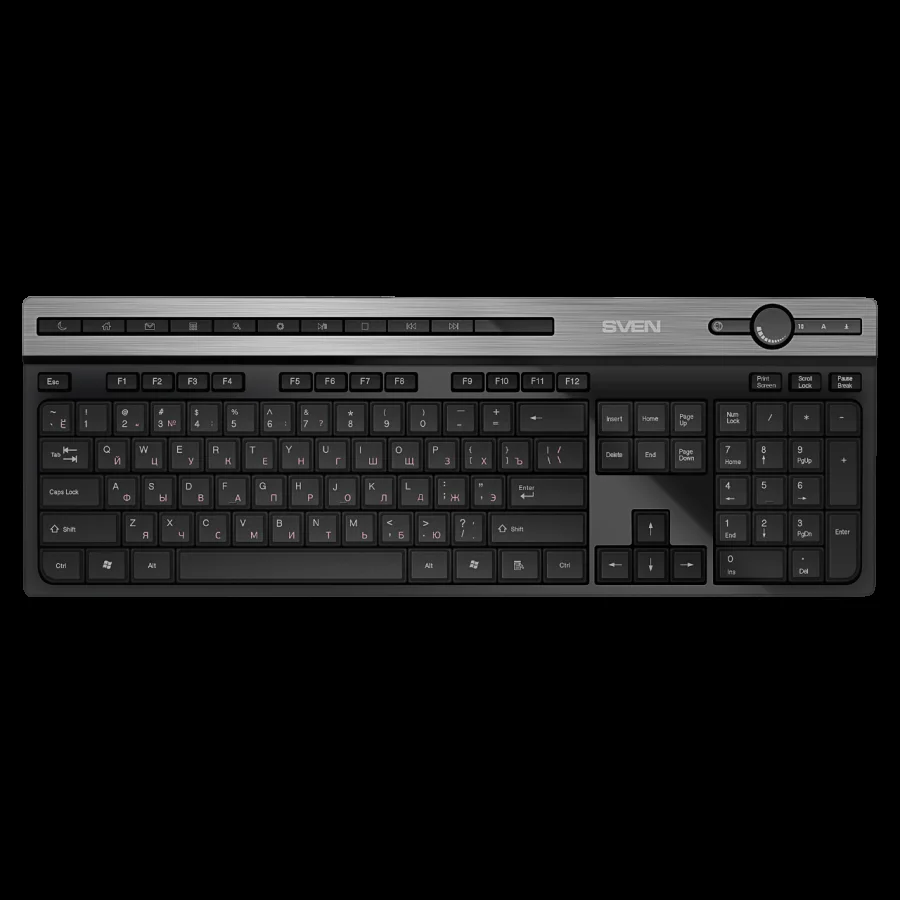 SVEN Клавиатура беспроводная KB-E5500W (2,4 GHz, 115кл.)