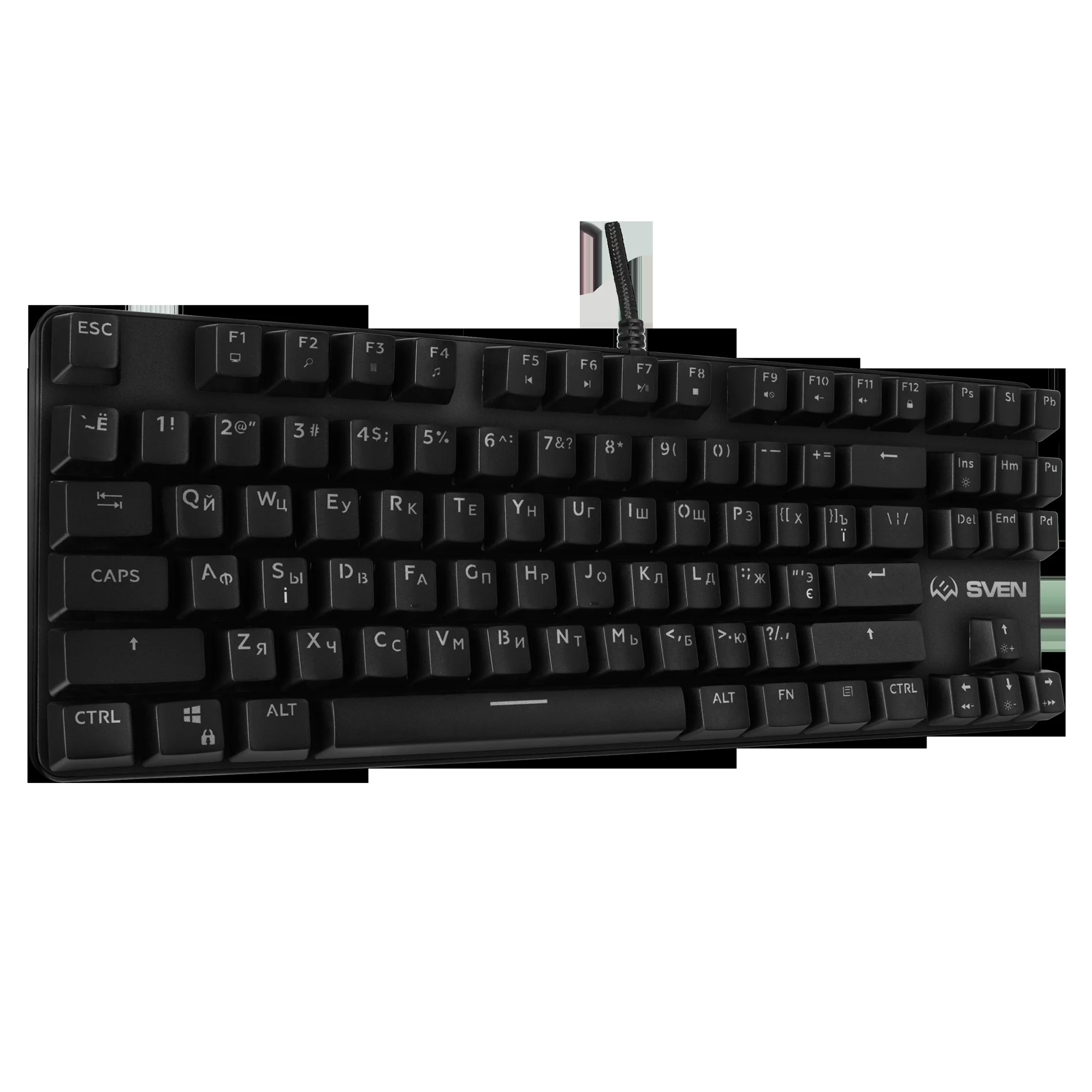 SVEN Клавиатура игровая механическая KB-G9150 (87кл., 12 Fn функций, подсветка)