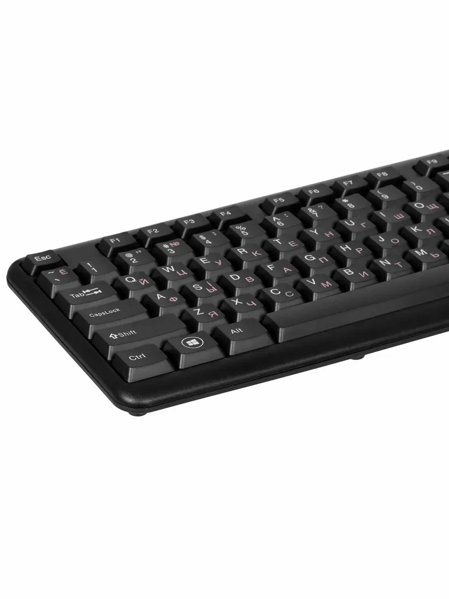 SVEN Клавиатура проводная KB-S230 чёрная (104кл, каб. 2м)
