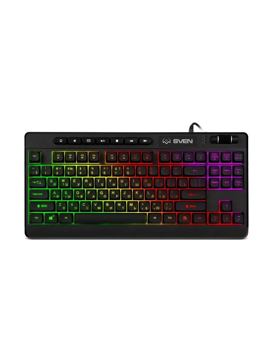 SVEN Клавиатура проводная игровая KB-G8200 (95кл, ПО, RGB-подсветка)  1