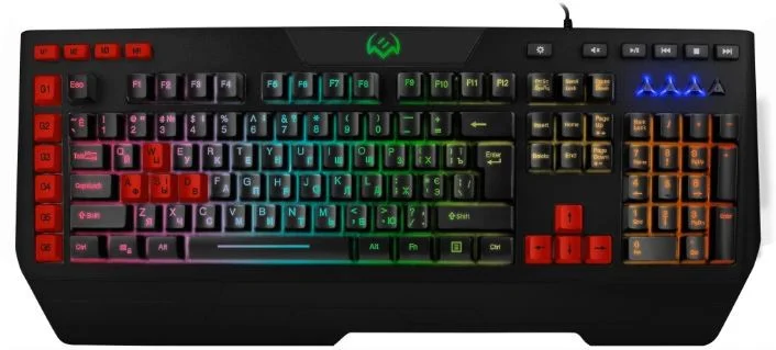 SVEN Клавиатура проводная игровая KB-G9600 (120кл, макросы, подсветка)