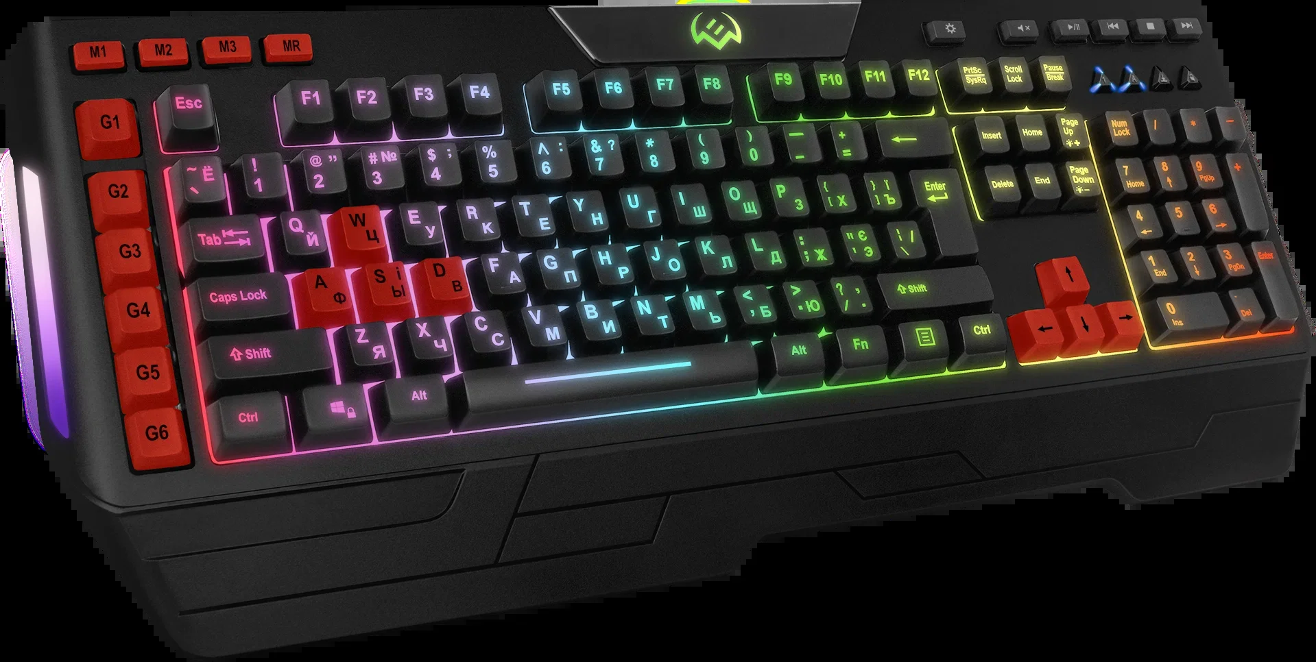 SVEN Клавиатура проводная игровая KB-G9600 (120кл, макросы, подсветка)