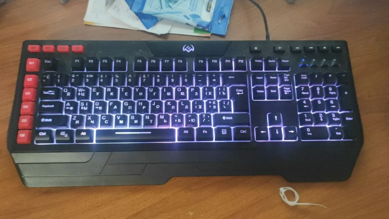 SVEN Клавиатура проводная игровая KB-G9600 (120кл, макросы, подсветка)