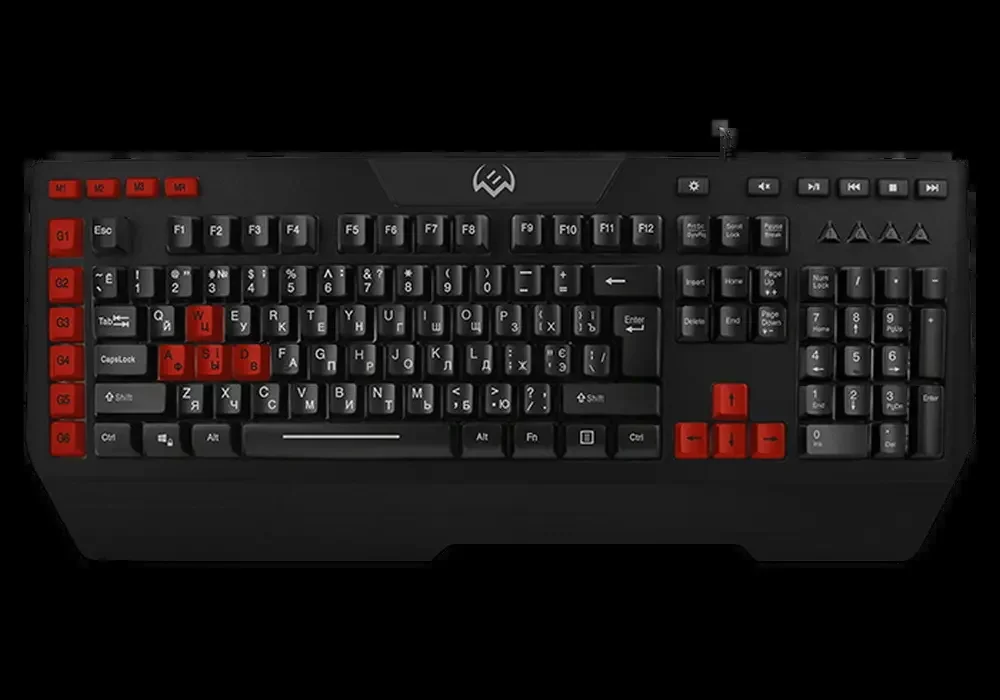 SVEN Клавиатура проводная игровая KB-G9600 (120кл, макросы, подсветка)