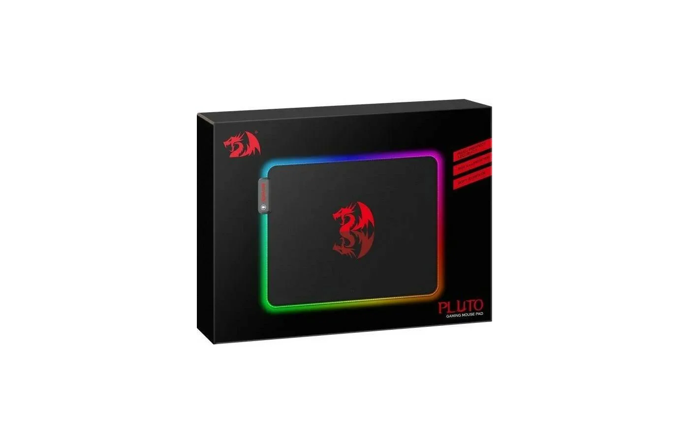 Redragon Игровой коврик Pluto Подсветка, 330x260x3 мм