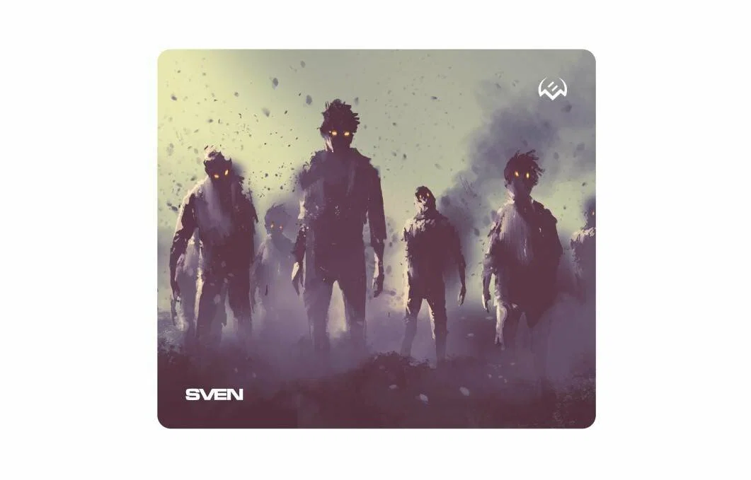 SVEN Коврик для мыши игровой MP-G02S Zombie (230x200x2мм, ткань + резина)