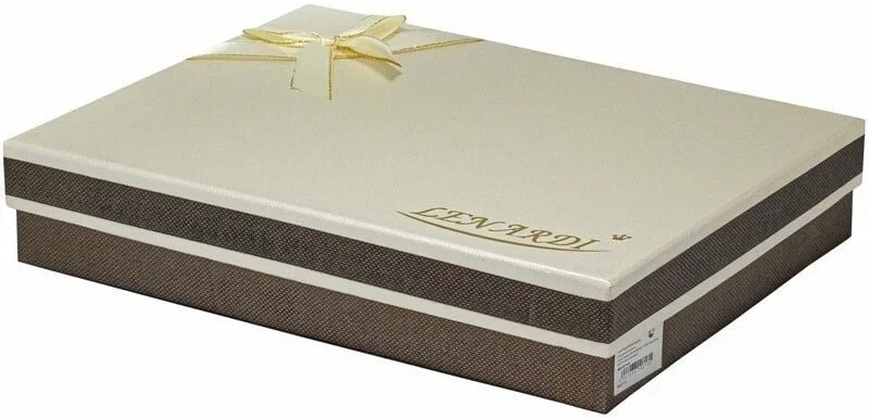 LENARDI Прямоугольное блюдо 25см.GIVENCHI GOLD в под.уп.(х12) Фарфор