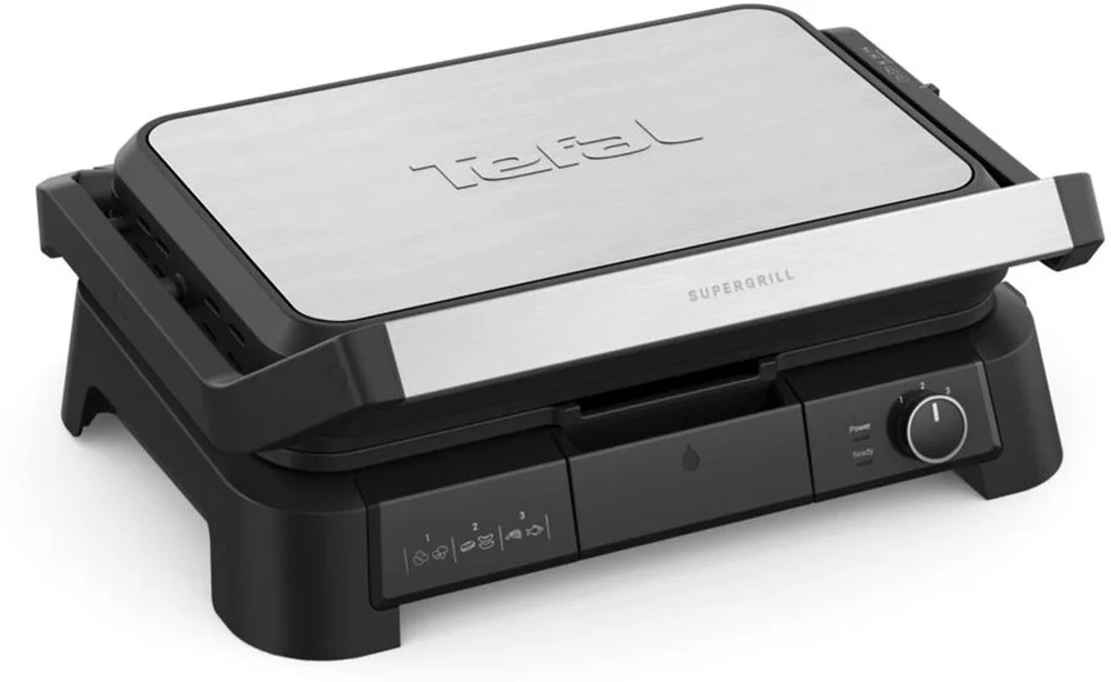 Электрогриль Tefal GC520DE0, черный/серебристый 1510002834