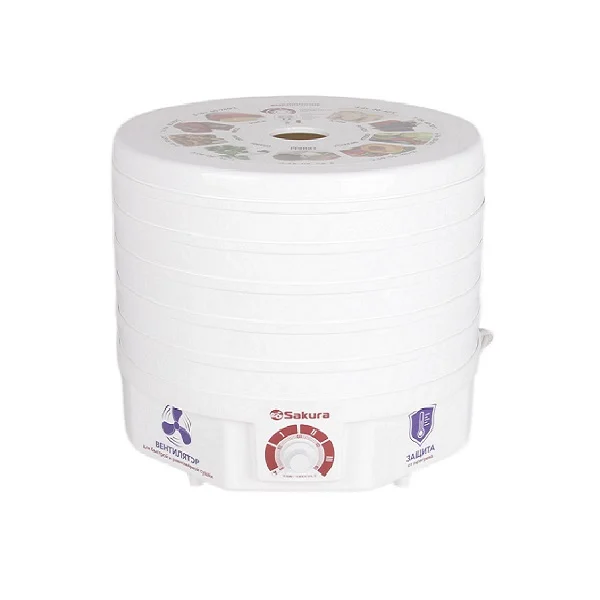 Сушилка д/продуктов Sakura SA-7809W 520 Вт, 5яр