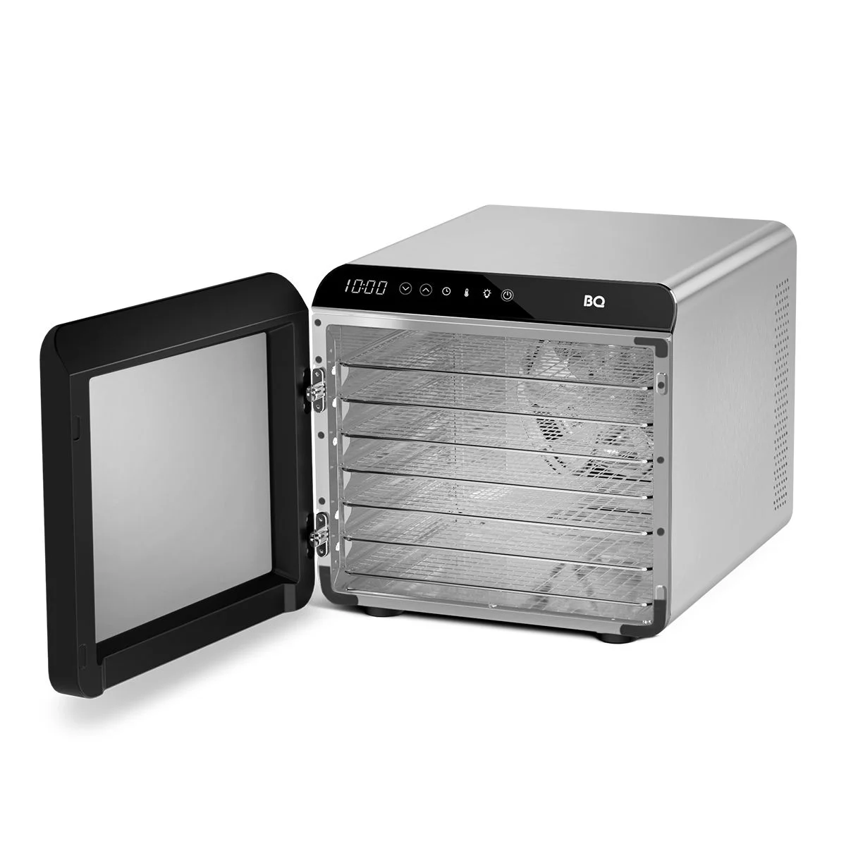 Сушилка для овощей и фруктов BQ FD1006 Black-Steel. мощность: 600 Вт