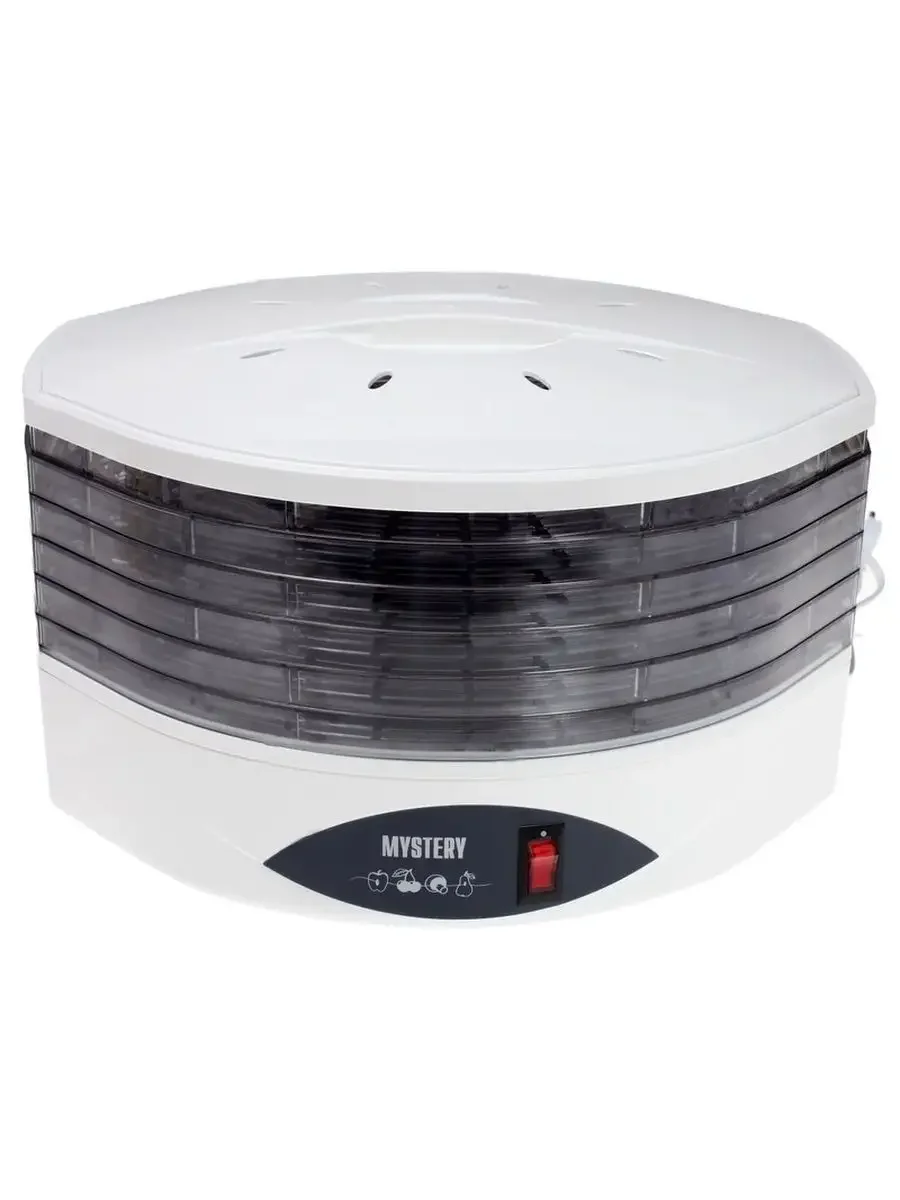 Сушилка для овощей и фруктов Mystery MDH-322 белый 250W