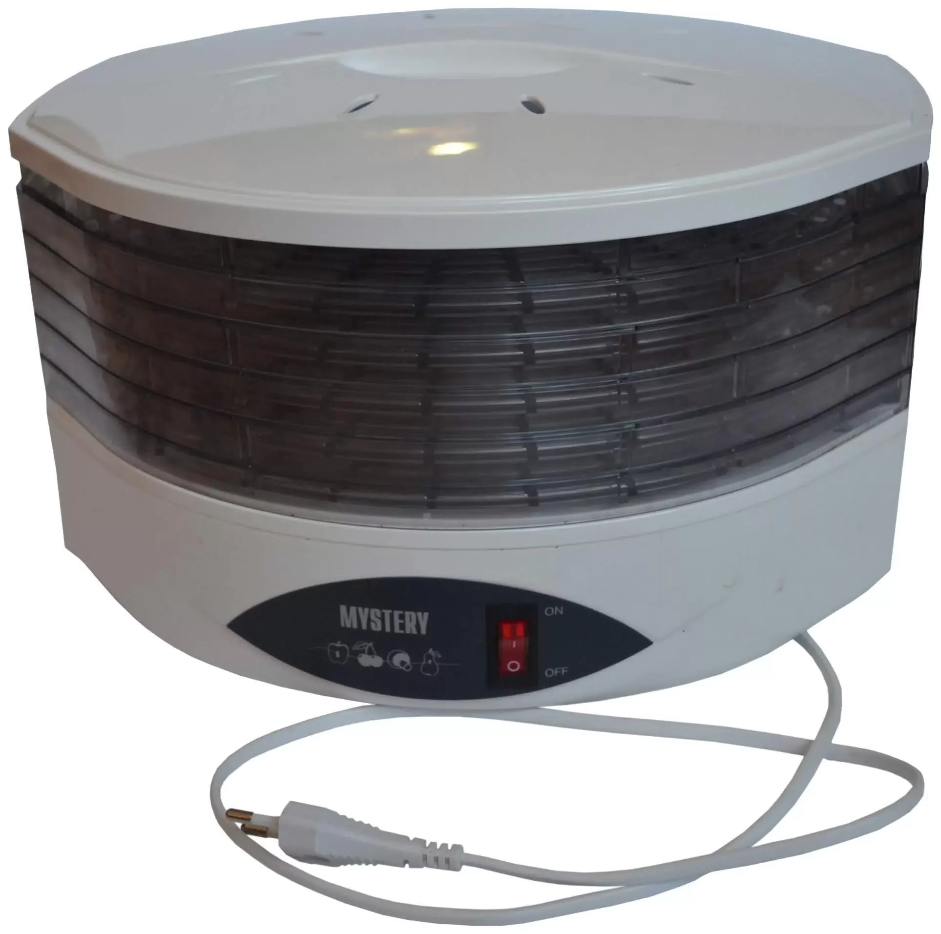 Сушилка для овощей и фруктов Mystery MDH-322 белый 250W