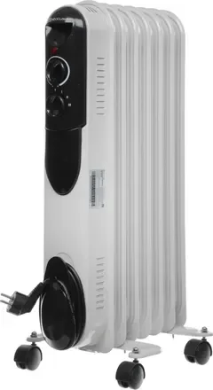 Маслян, обогреватель Neoclima NC 9307 1500Вт белый — фото 2