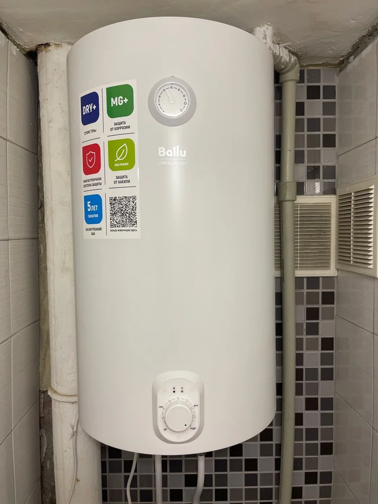 Водонагреватель накопительный Ballu BWH/S 50 Orfeus DH
