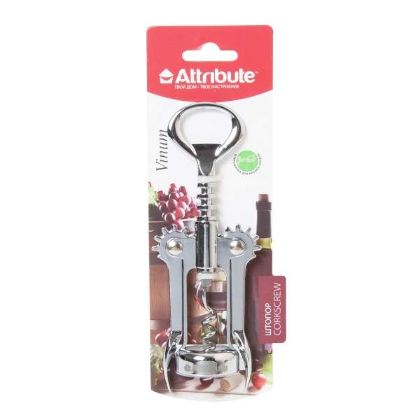 ATTRIBUTE VINUM CHROME Штопор 15см