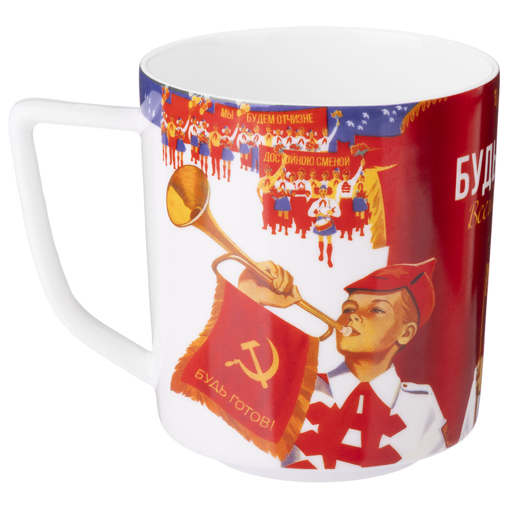 ARTI-M КРУЖКА  "БУДЬ ГОТОВ" 430 МЛ (КОР=48ШТ.)