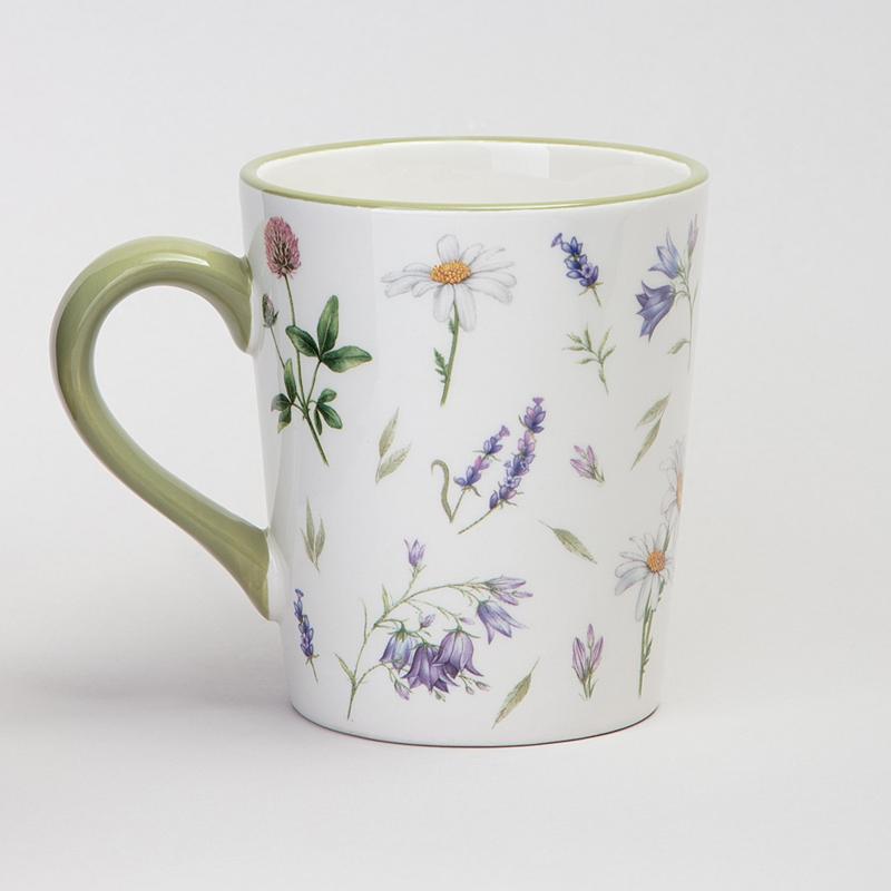 ARTI-M КРУЖКА AGNESS "FLOWER STORY" 13*9,5*10,5 СМ 400 МЛ (КОР=36ШТ.)
