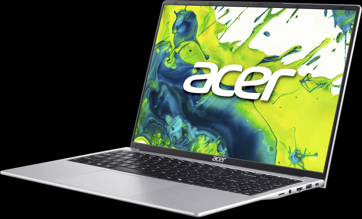 Ноутбук Acer Aspire Lite 16 AL16-54P-59ZA Intel Core 5 120U/32Gb/SSD512Gb/16"/IPS/WUXGA/1920x1200/60Hz/NoOS/Silver/1.53kg (NX.DJ8CD.001)