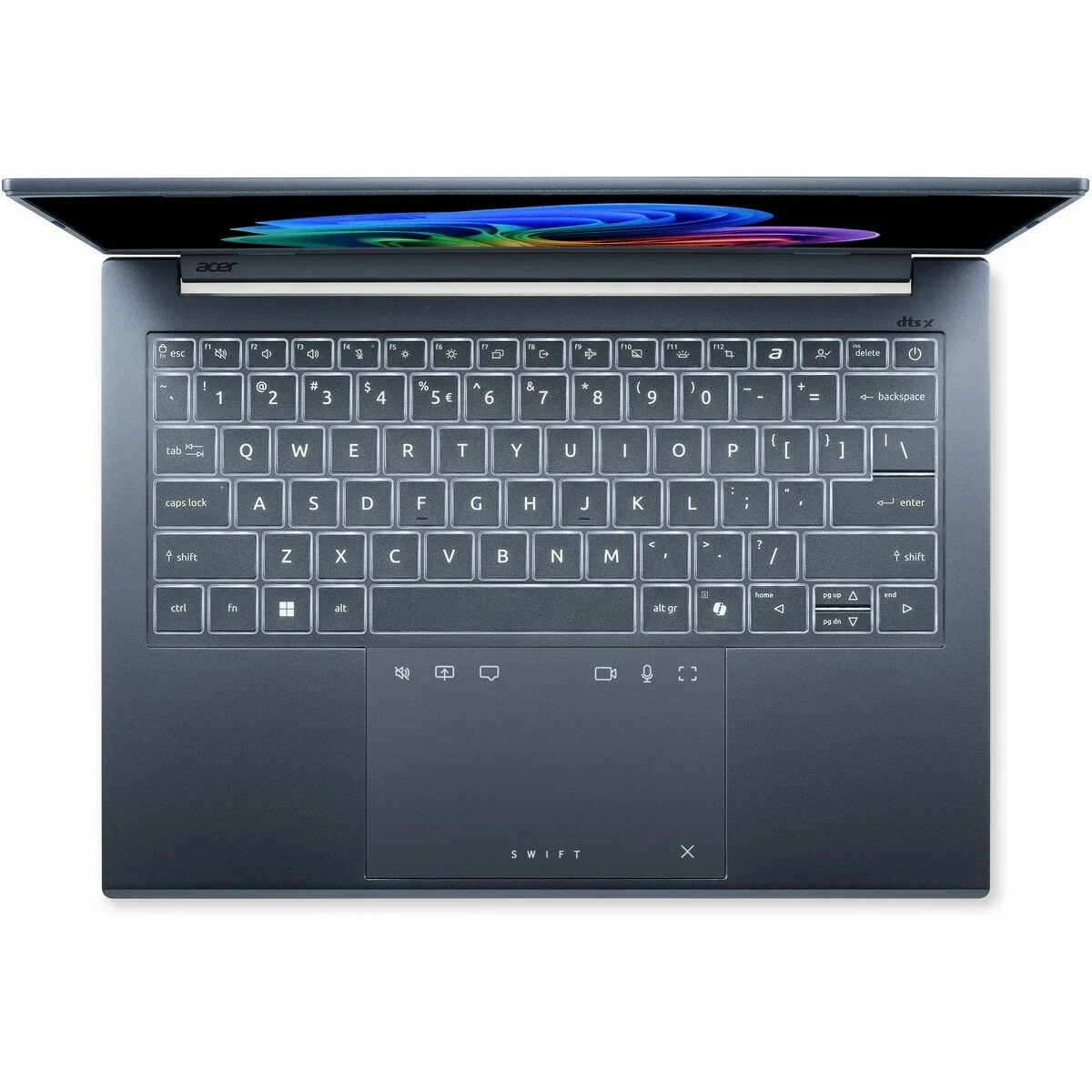 Ноутбук Acer Swift Go 14 AI SFG14-75-746M Intel Core Ultra 7 258V/32Gb/SSD1Tb/14"/OLED/WUXGA/1920x1200/60Hz/NoOS/Blue/1.25kg (NX.JNBCD.009)