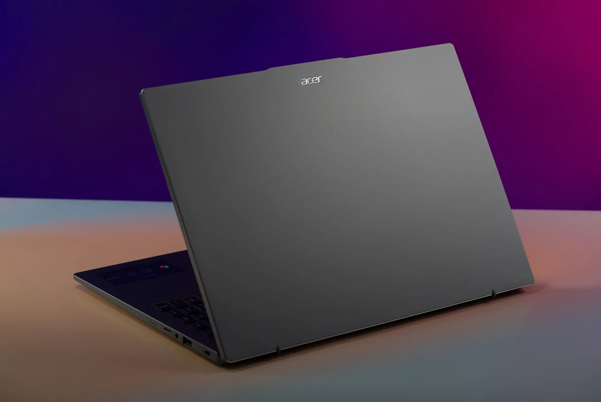Ноутбук Acer Swift Go 16 SFG16-74-568D Intel Core Ultra 5 226V/16Gb/SSD1Tb/16"/OLED/WUXGA+/2048x1280/120Hz/NoOS/Black/1.52kg (NX.JNMCD.001)
