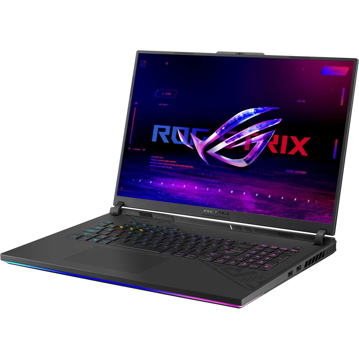Ноутбук ASUS ROG Strix G16 G614PR-RV027 AMD Ryzen 9 8940HX/16Gb/SSD1Tb/RTX5070 Ti 12Gb (140W)/16"/IPS/WUXGA/1920x1200/165Hz/NoOS/Eclipse Gray/2.5kg (9