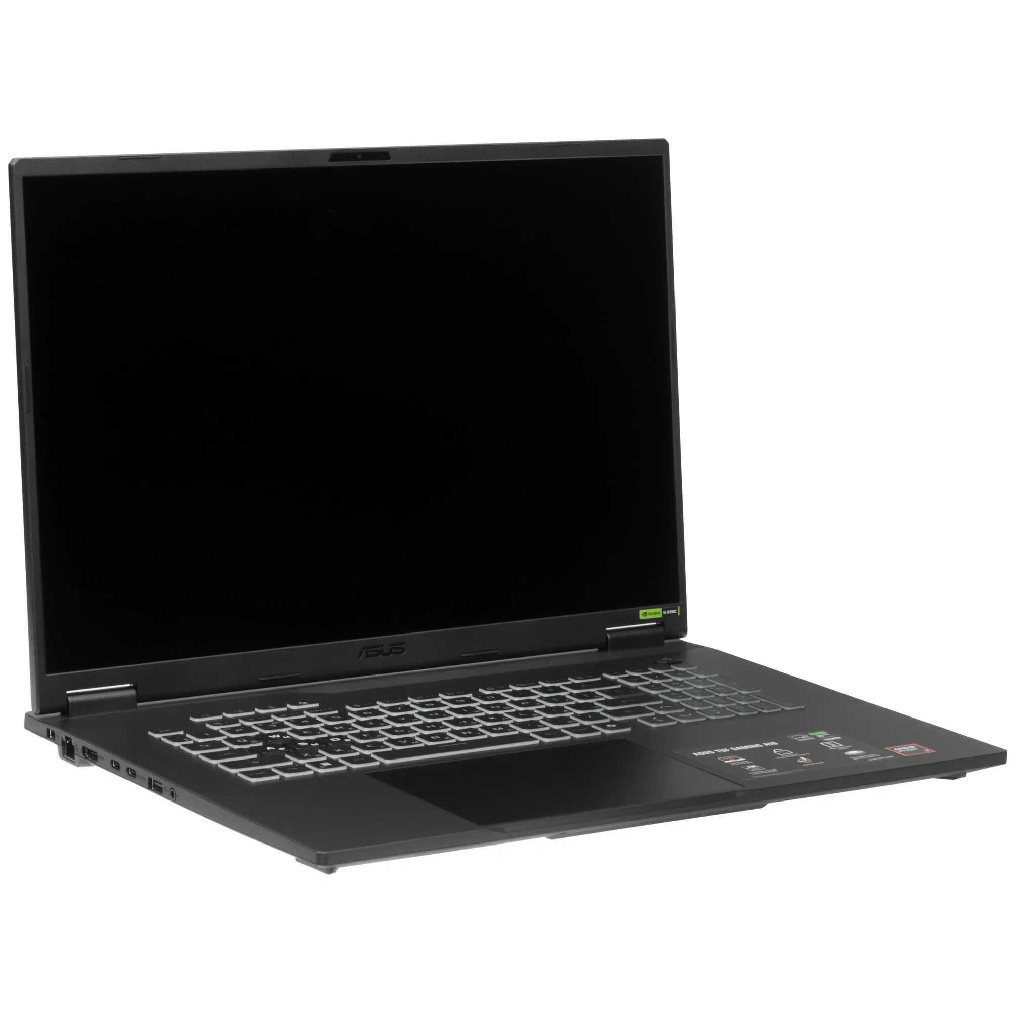 Ноутбук ASUS TUF Gaming A18 FA808UM-S8050 AMD Ryzen 7 260/16Gb/SSD512Gb/RTX5060 8Gb (115W)/18"/IPS/WUXGA/1920x1200/144Hz/NoOS/Jaeger Gray/2.6kg (90NR0