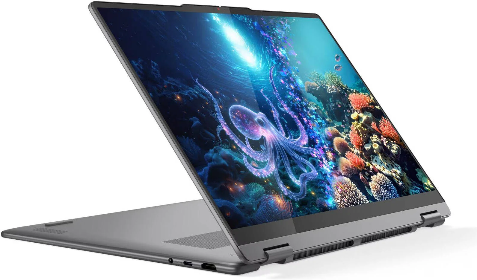 Ноутбук Lenovo Yoga 7 2-in-1 16ILL10 Intel Core Ultra 5 226V/16Gb/SSD512Gb/16"/IPS/WUXGA/1920x1200/60Hz/Win11 (SL English)/Luna Grey/1.92kg (83JT0000U
