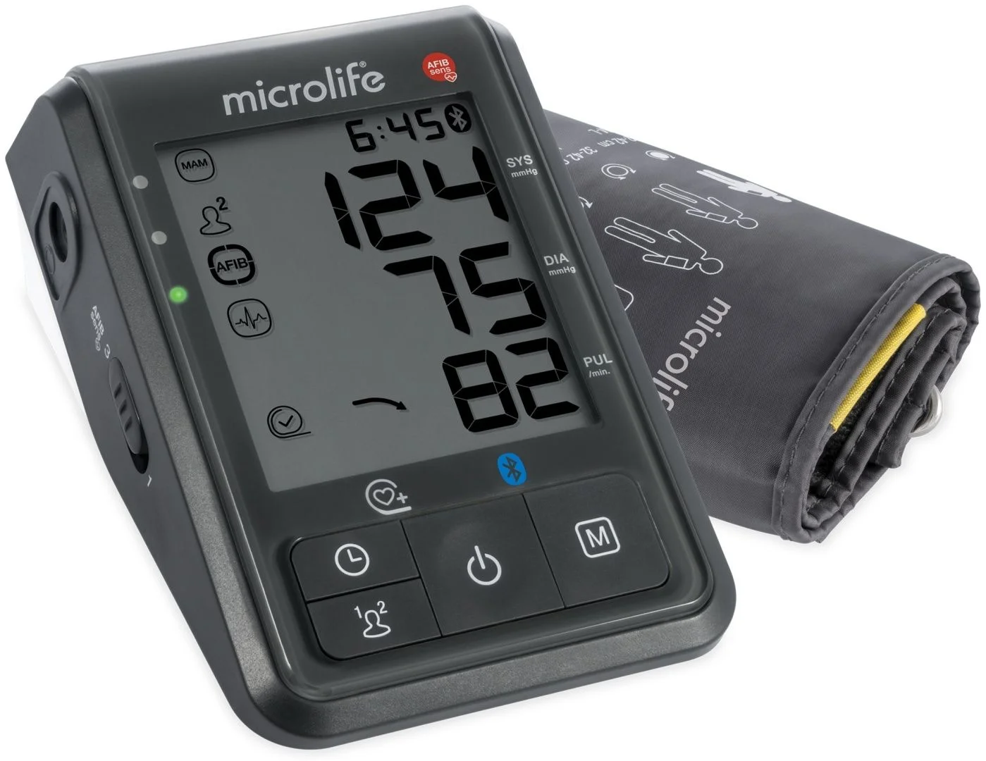 Тонометр Microlife BP B6 Connect с адаптером и опцией передачи данных через Bluetooth