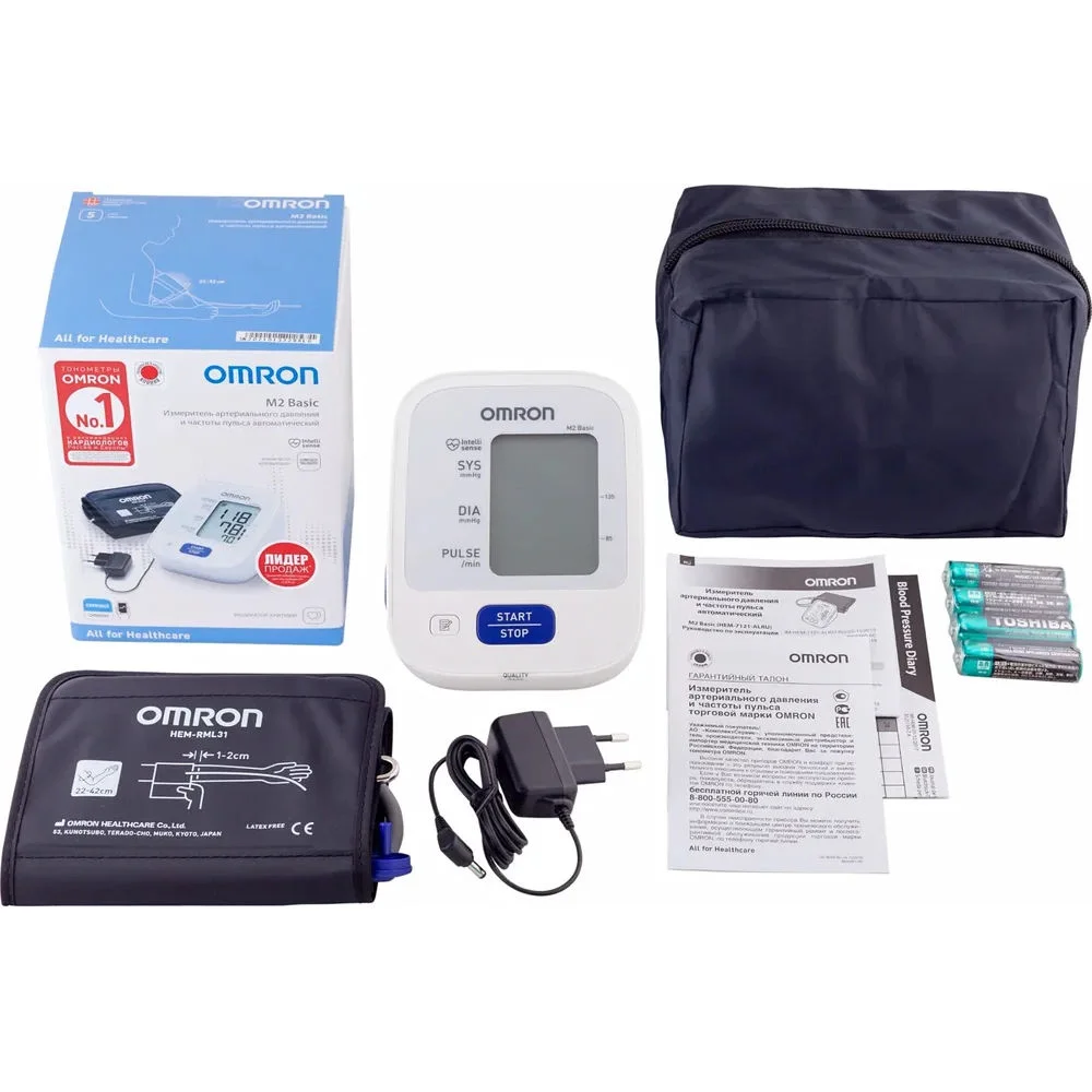 Тонометр Omron M2 Basic (HEM-7121-RU)