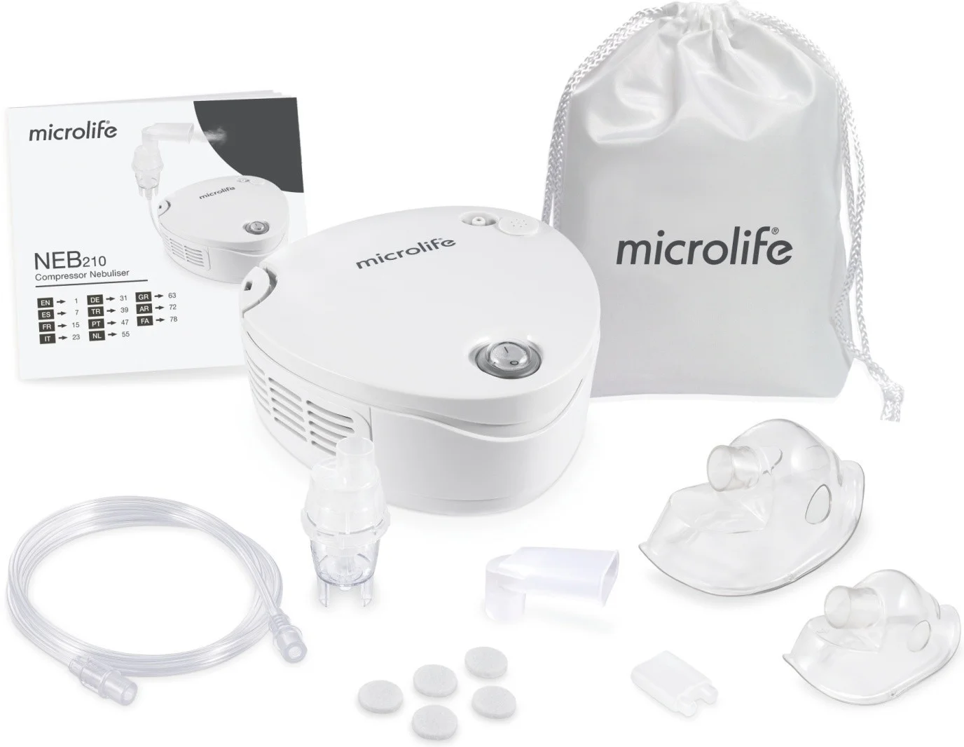 Ингалятор, небулайзер Microlife NEB-210