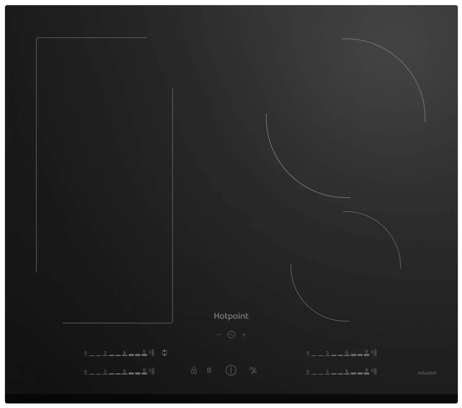 Электрическая варочная панель Hotpoint HS 1560B BF, черная