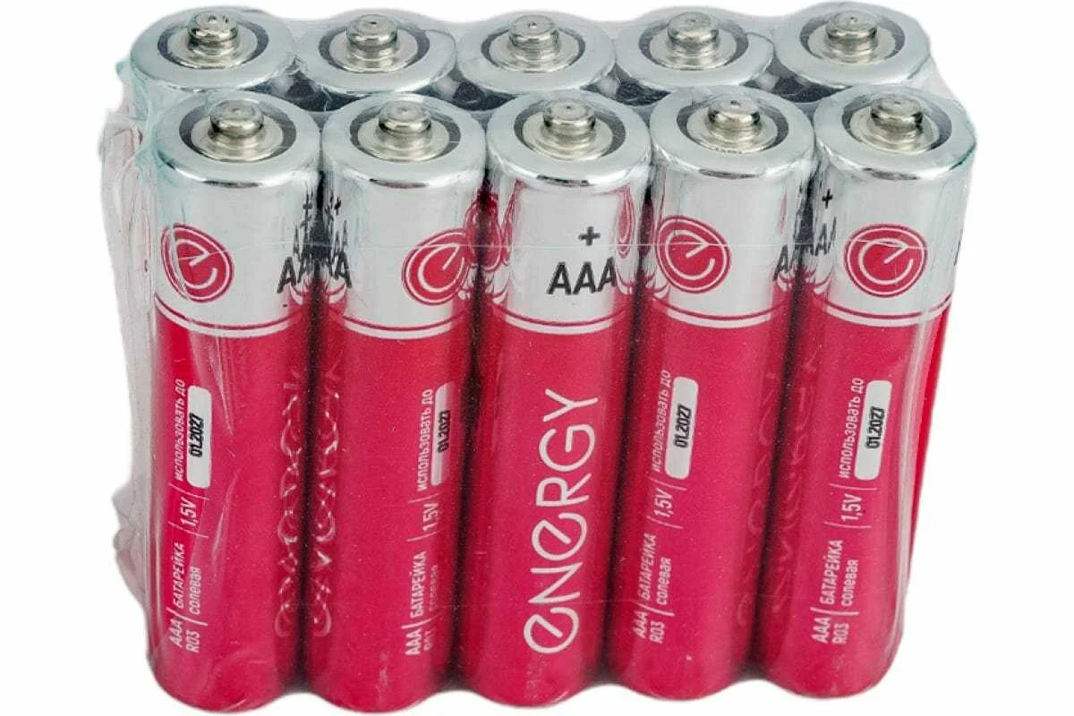 Элемент питания Energy R03/10S (AAА) (цена за упаковку 10 шт)