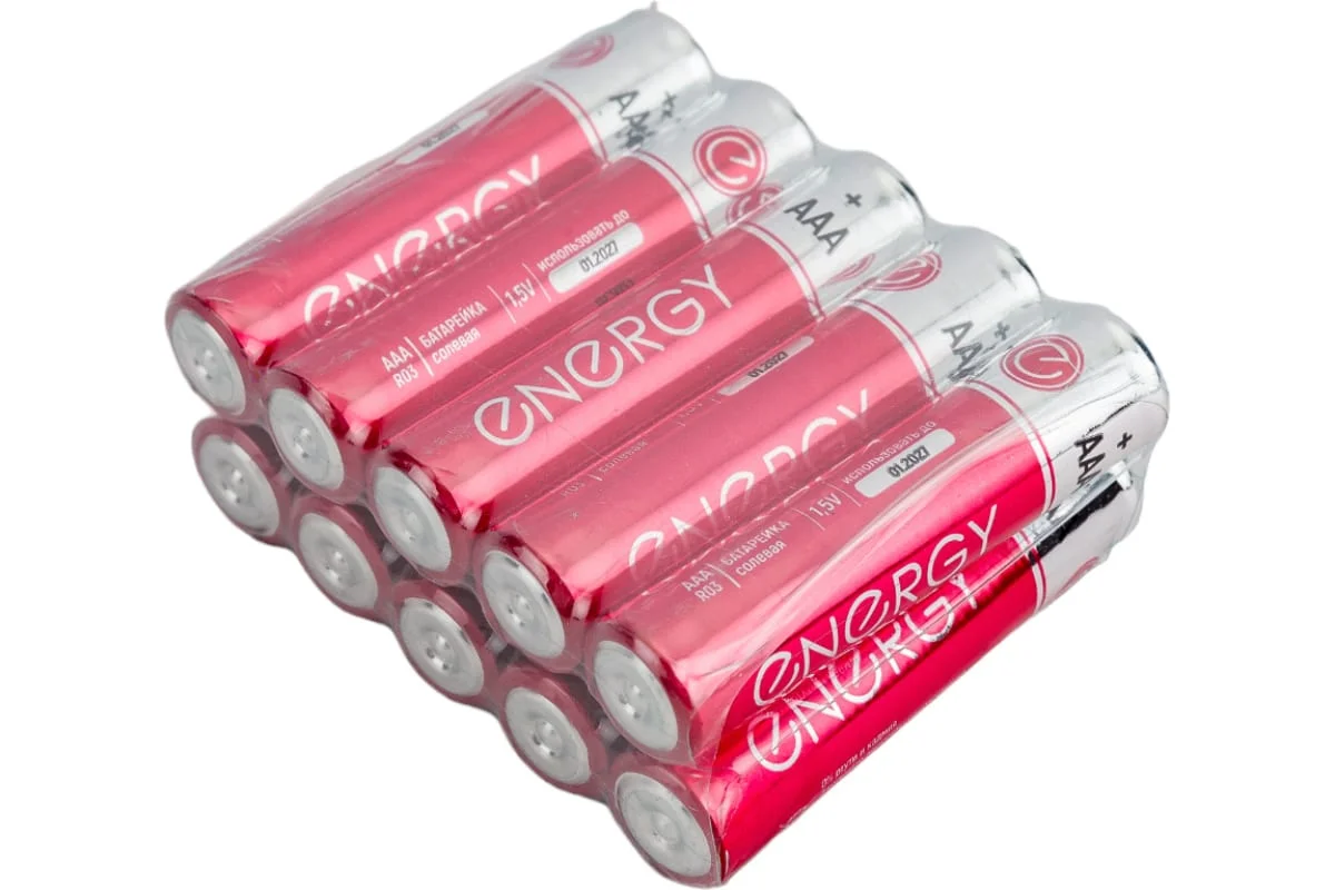 Элемент питания Energy R03/10S (AAА) (цена за упаковку 10 шт)