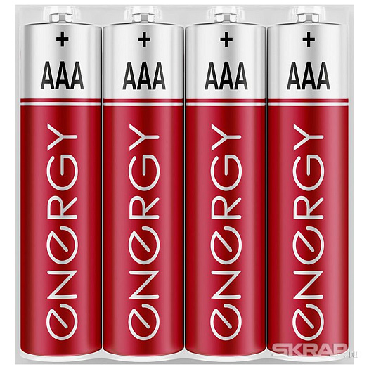 Элемент питания Energy R03/4S (AAА) солевая (цена за упаковку 4 шт)