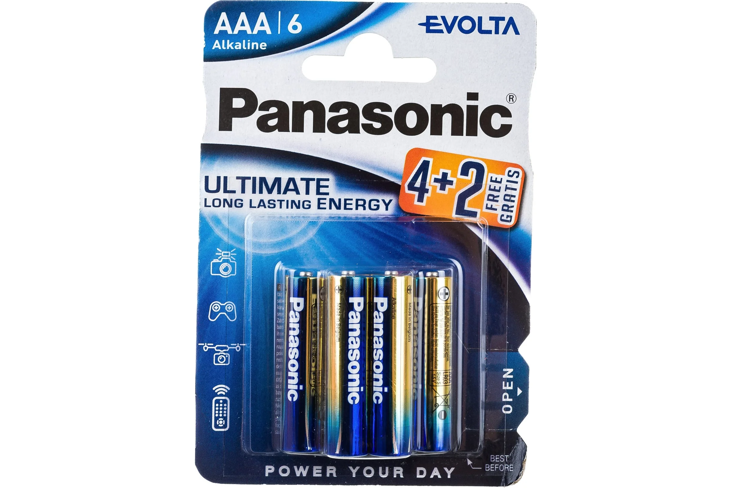 Элемент питания PANASONIC LR03 EVOLTA
