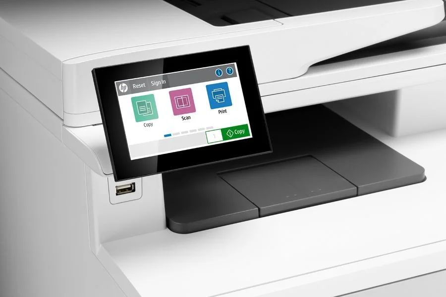 МФУ лазерное HP Color LaserJet Ent M480f А4/ цвет/ 27 стр./ однопрох. АПД/ Ethernet/факс