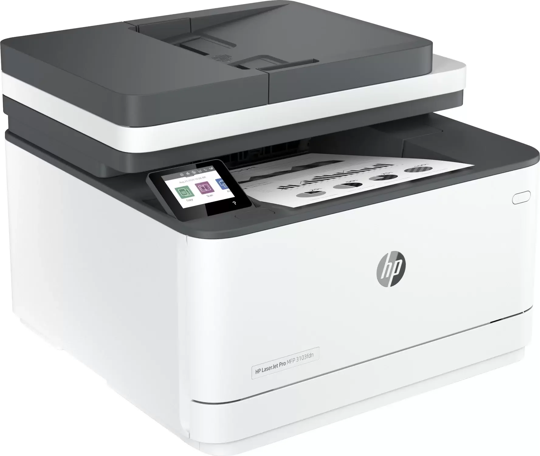 МФУ лазерное HP LaserJet Pro 3103fdn А4/чб/33 стр/дуплекс/Ethernet/2.7" экран/АПД/факс