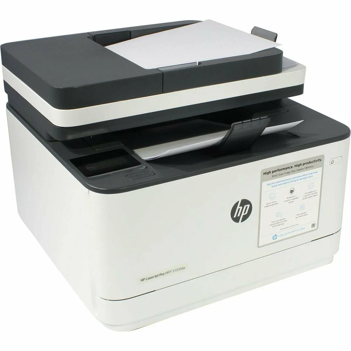 МФУ лазерное HP LaserJet Pro 3103fdw А4/чб/33 стр/дуплекс/Ethernet/Wi-Fi/2.7" экран/АПД/факс